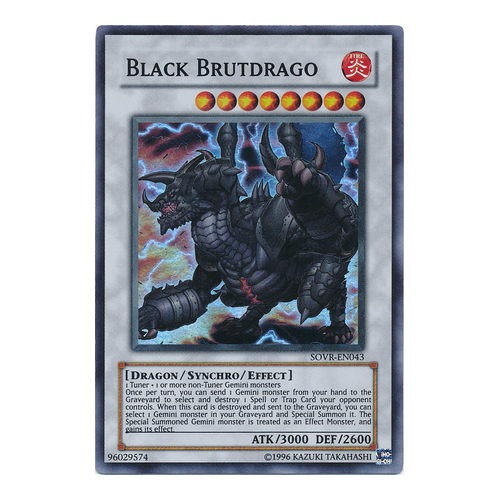 Black Brutdrago - SOVR-EN043 - Super Rare Unlimited NM