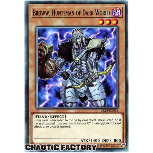 SR13-EN011 Broww, Huntsman of Dark World Common 1st Edition NM