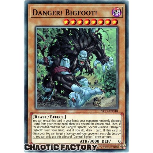 SR13-EN018 Danger! Bigfoot! Common 1st Edition NM