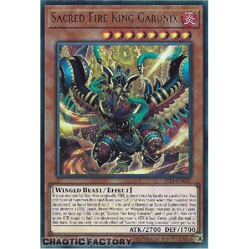 SR14-EN001 Sacred Fire King Garunix Ultra Rare 1st Edition NM