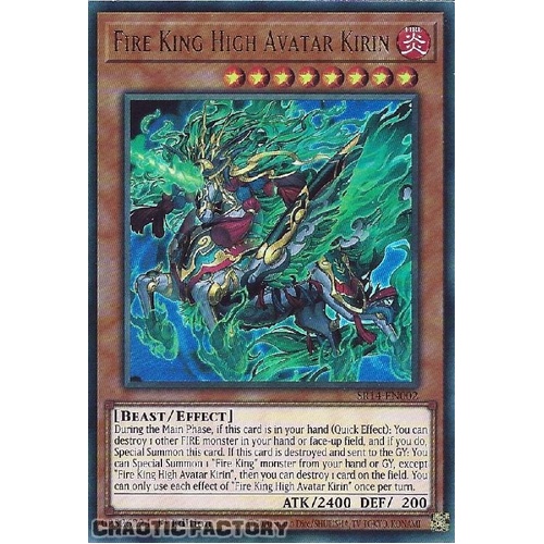 SR14-EN002 Fire King High Avatar Kirin Ultra Rare 1st Edition NM