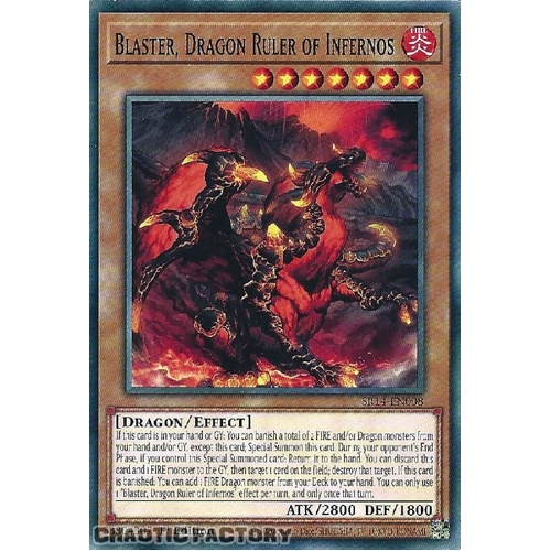 SR14-EN008 Blaster, Dragon Ruler of Infernos Common 1st Edition NM