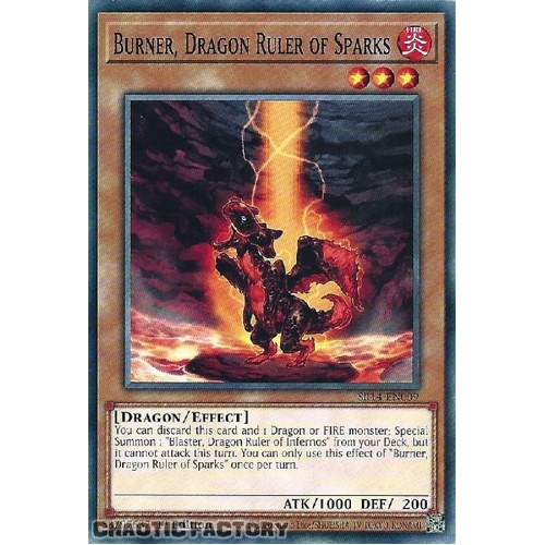 SR14-EN009 Burner, Dragon Ruler of Sparks Common 1st Edition NM