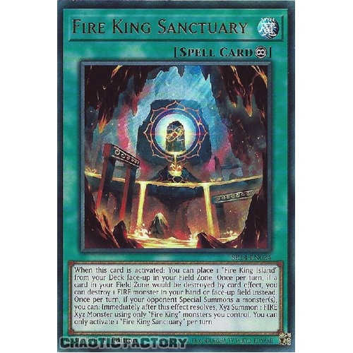 SR14-EN024 Fire King Sanctuary Ultra Rare 1st Edition NM