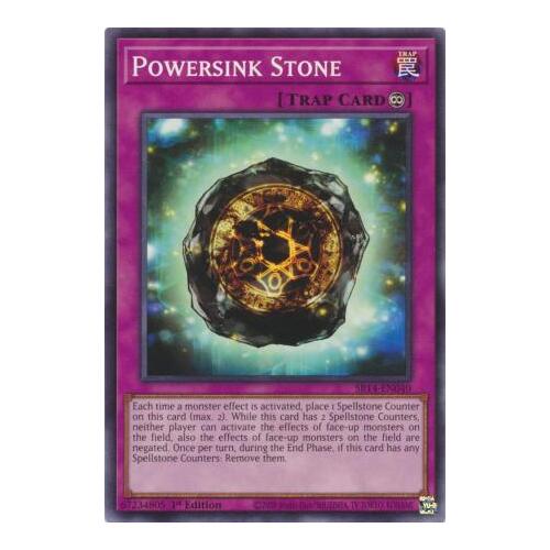 Powersink Stone - SR14-EN040 - Common 1st Edition NM