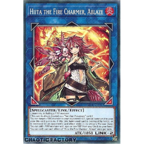 SR14-EN043 Hiita the Fire Charmer, Ablaze Common 1st Edition NM