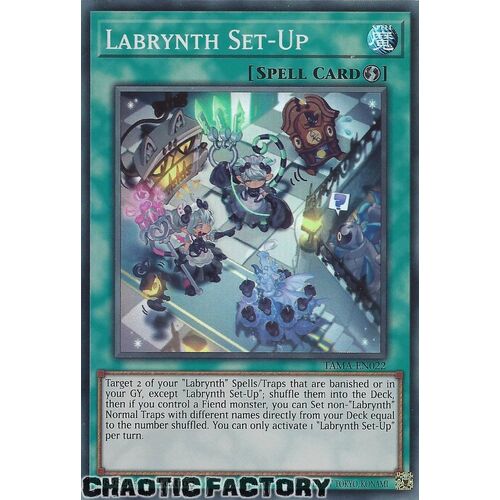 TAMA-EN022 Labrynth Set-Up Super Rare 1st Edition NM