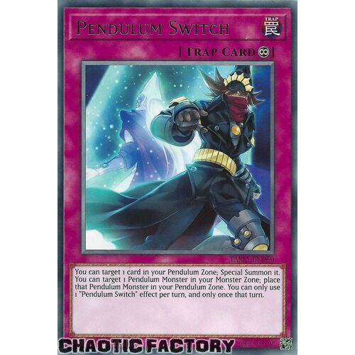 TAMA-EN060 Pendulum Switch Rare 1st Edition NM