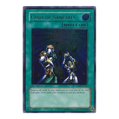 Ultimate Rare - Card of Sanctity - TLM-EN037 1st Edition NM