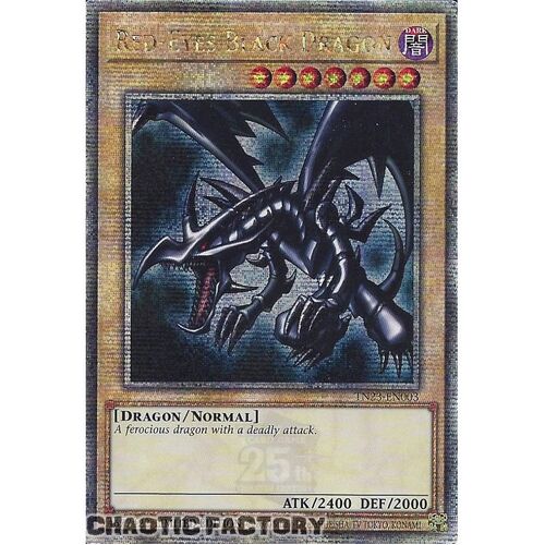 TN23-EN003 Red-Eyes Black Dragon Quarter Century Secret Rare 1st Edition NM