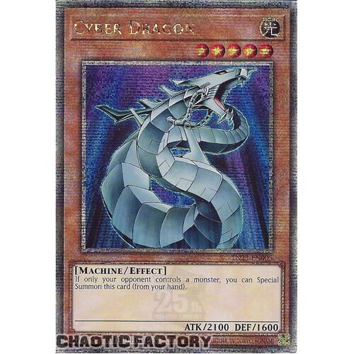 TN23-EN005 Cyber Dragon Quarter Century Secret Rare 1st Edition NM