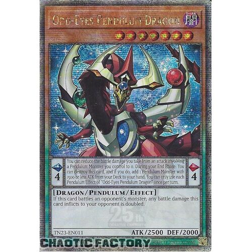 TN23-EN011 Odd-Eyes Pendulum Dragon Quarter Century Secret Rare 1st Edition NM