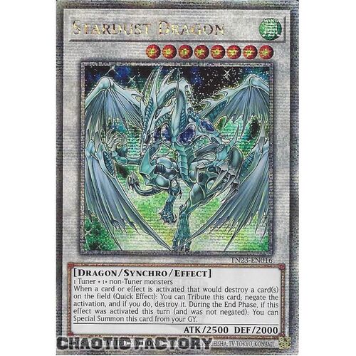 TN23-EN016 Stardust Dragon Quarter Century Secret Rare 1st Edition NM