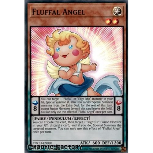 TOCH-EN020 Fluffal Angel Super Rare 1st Edition NM