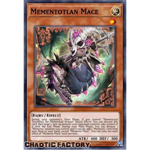 VASM-EN006 Mementotlan Mace Super Rare 1st Edition NM