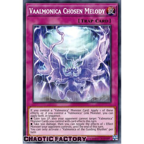 VASM-EN040 Vaalmonica Chosen Melody Super Rare 1st Edition NM