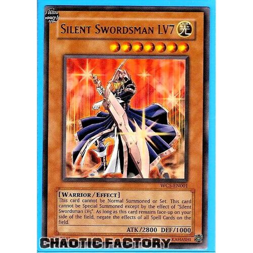 WC5-EN001 Silent Swordsman Lv7 Ultra Rare  NM