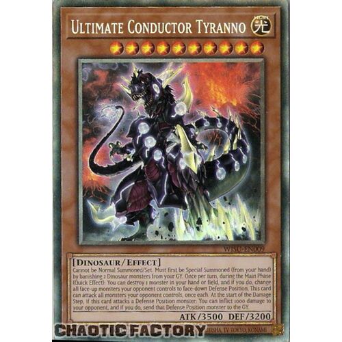 COLLECTORS RARE WISU-EN009 Ultimate Conductor Tyranno 1st Edition NM