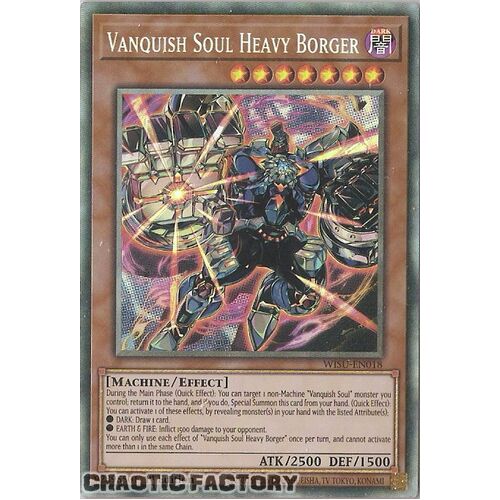 COLLECTORS RARE WISU-EN018 Vanquish Soul Heavy Borger 1st Edition NM