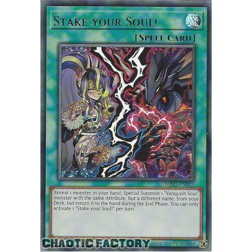 WISU-EN023 Stake Your Soul! Ultra Rare 1st Edition NM