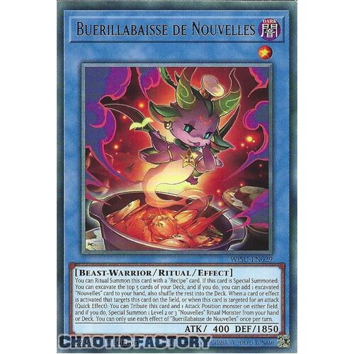 WISU-EN029 Buerillabaisse de Nouvelles Rare 1st Edition NM