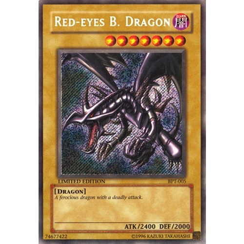 Yugioh Red-Eyes B. Dragon - BPT-005 - Secret Rare LP