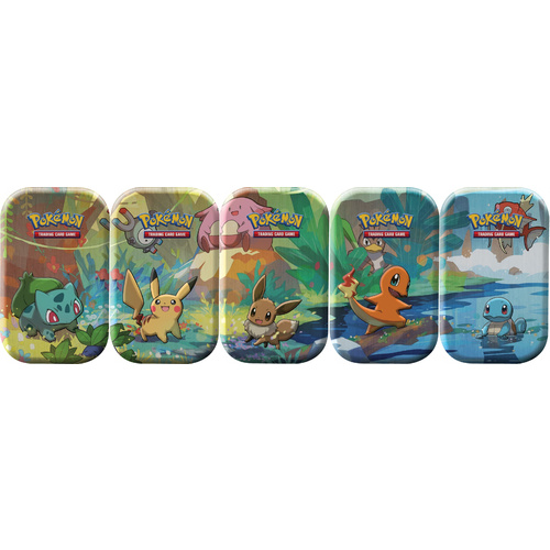 Pokemon Tcg Kanto Friends Mini Tin All Variations