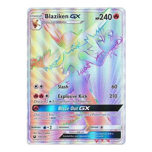 Blaziken GX - 170/168 - Hyper Rare