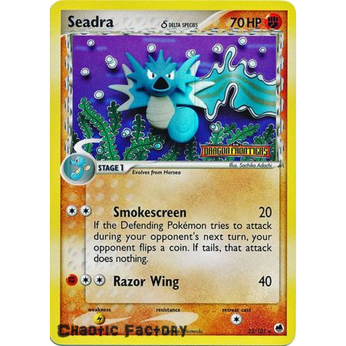 Seadra (Delta Species) - 22/101 - Rare Reverse Holo NM Ex Dragon Frontiers